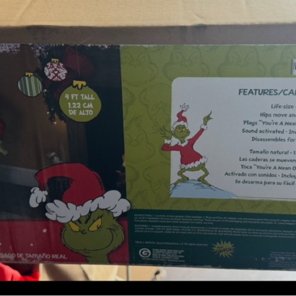 Grinch Christmas Inflatable Decoration